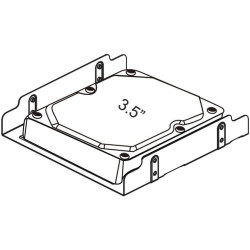 MaxInPower SSD/HDD hard drive adapter to 5.25" bay - KIT2DDA525