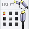 USB cable Type-A or Type-C to Micro-B for external disk - High speed 5Gbps - 50cm