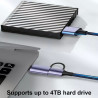 Câble USB Type-A ou Type-C vers Micro-B pour disque dur externe - 5Gbps - 50cm