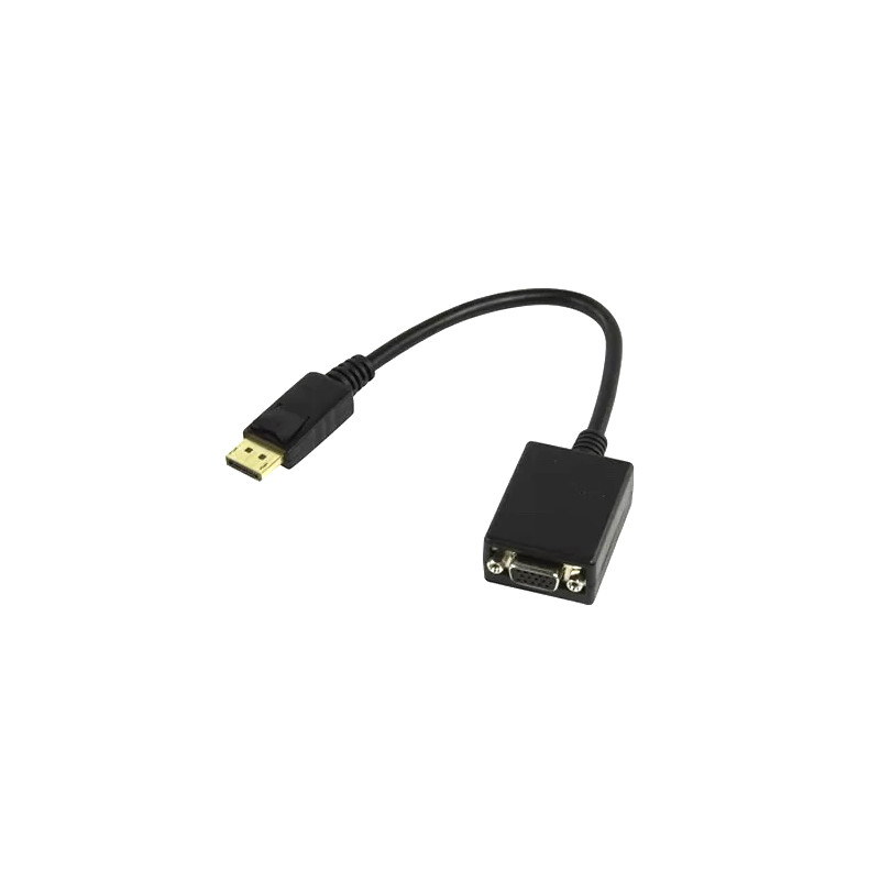 Display Port Video Adapter Cable - VGA for PC Computer Monitor