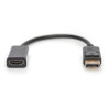 Display Port - HDMI Video Adapter Cable - For PC computer monitor - Digitus AK-340400-001-S