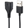 Rallonge USB JJC CABLE-USBE40 - 40cm - Clavier, souris, chargeur de batterie