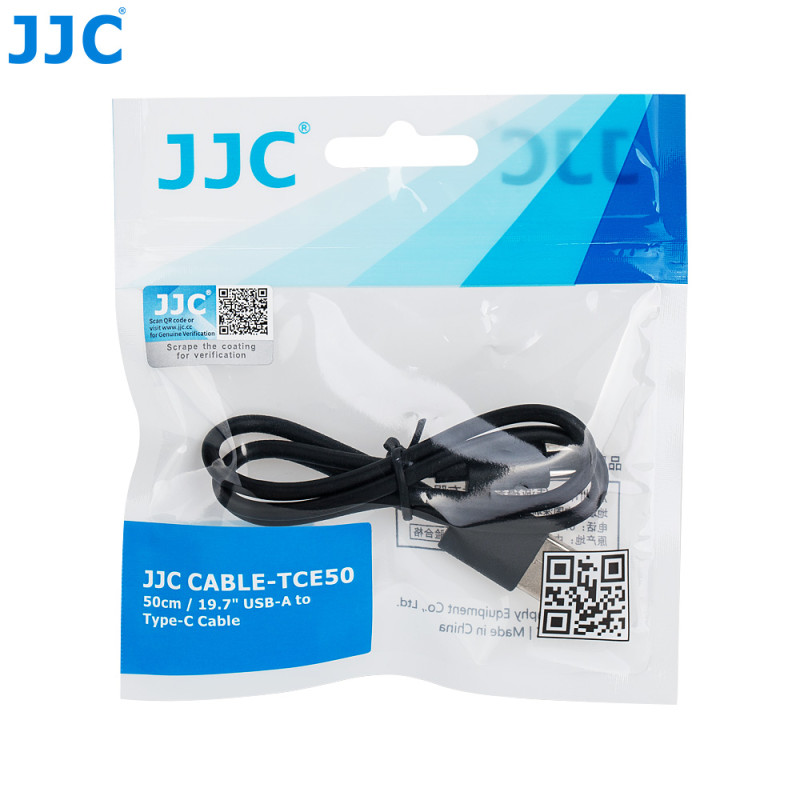 JJC CABLE-TCE50 - USB Type-C - Câble de Charge rapide smartphone et tablette JJC CABLE-TCE50 - USB Type-C - Câble de Charge rapide smartphone et tablette