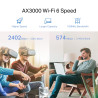 Répéteur WiFi 6 AX3000 - TP-Link RE700X Extension portée Wi-Fi 2.4 GHz 5 GHz