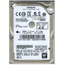 Disque dur interne 2.5" HDD SATA II / III - 320Go / 500Go / 750Go / 1 To / 2To