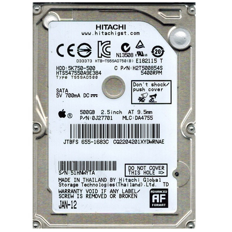 Disque dur interne 2.5" HDD SATA II / III - 320Go / 500Go / 750Go / 1 To / 2To Disque dur interne 2.5" HDD SATA II / III - 320Go / 500Go / 750Go / 1 To / 2To