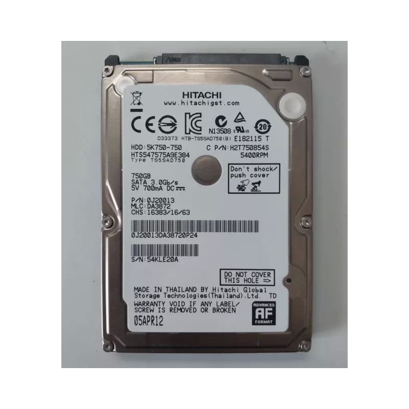 Disque dur interne 2.5" HDD SATA II / III - 320Go / 500Go / 750Go / 1 To / 2To Disque dur interne 2.5" HDD SATA II / III - 320Go / 500Go / 750Go / 1 To / 2To