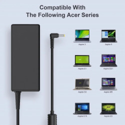 AC Adapter Charger for ACER Laptops - 19V 3.42A 65W - connector 5.5x1.7mm