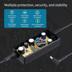 Chargeur adaptateur secteur pour ordinateur portable ACER - 19V 3.42A 65W - Connecteur 5.5x1.7mm