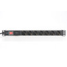 DIGITUS DN-95407 1U Rackmount Power Strip - 7-way 16A Switches