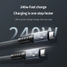 USB4 40Gbps 8K 240W Thunderbolt 4 USB-C Cable – Data Transfer, Fast Charging